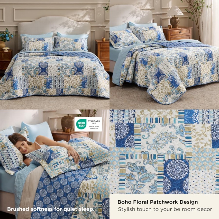 Quilt Cotton Summer - Patchwork Quilt Queen Size - Summer