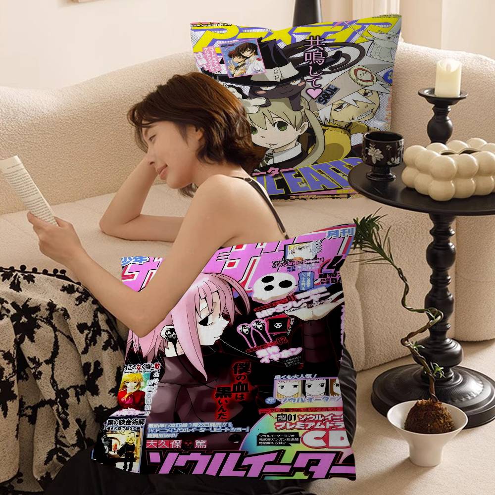 Japanese Home Textiles - Popular Japanese Anime S-Soul Eater Pillowcases