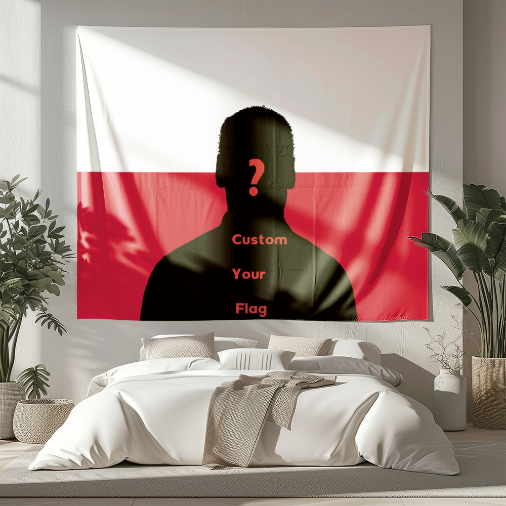Home And Textiles - 1Pc Custom Photo Polyster Flag Backdrop,Home