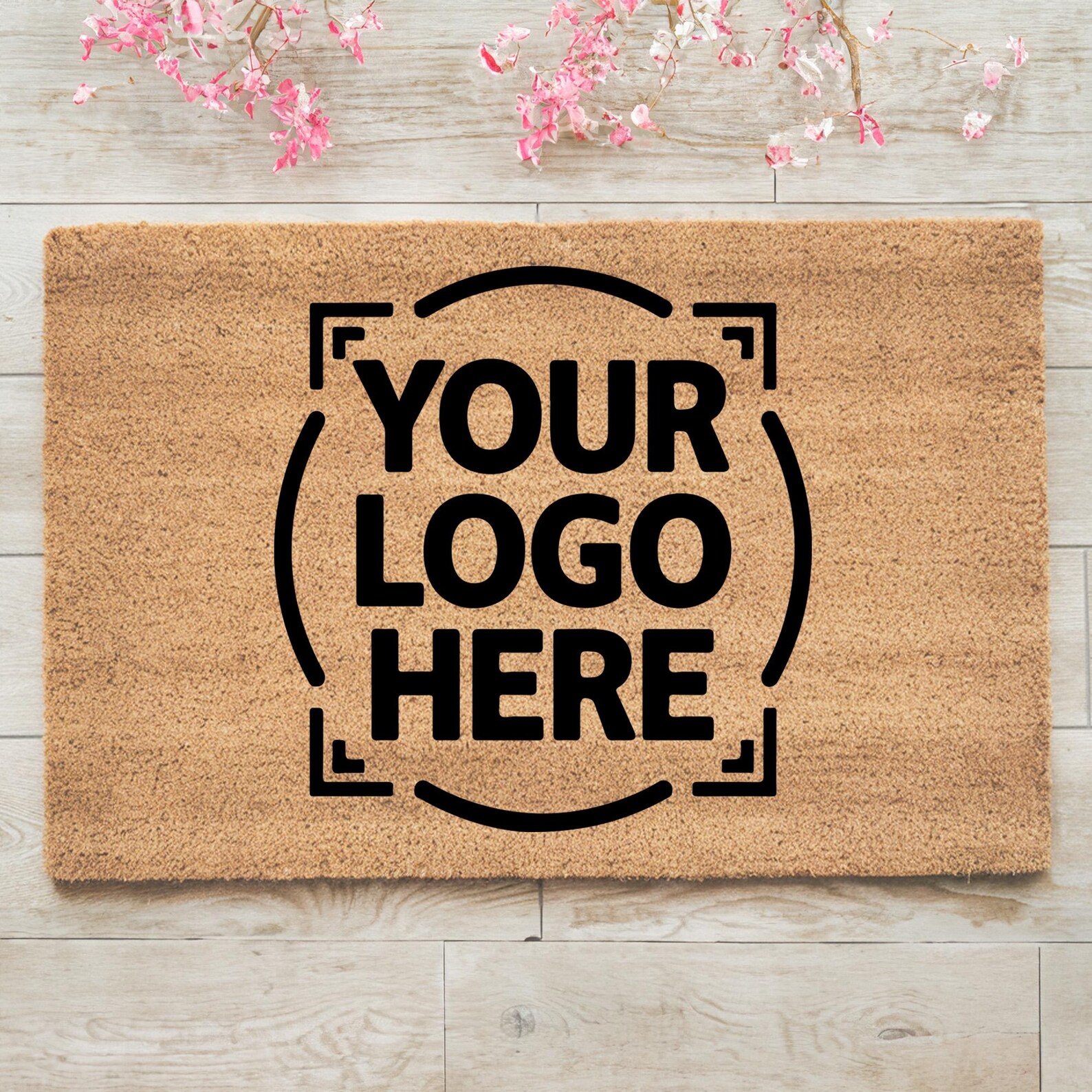 Home Textiles Company - Create Your Logo Here Welcome Doormat