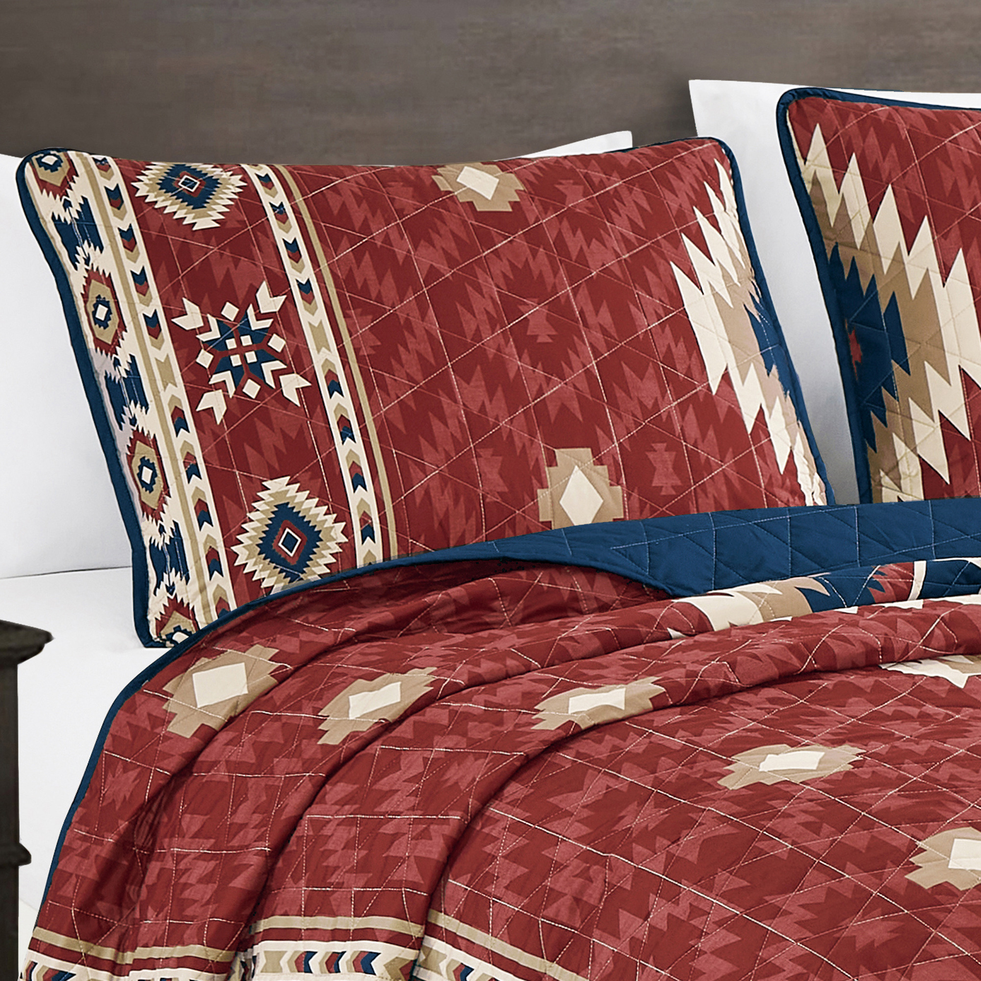 Southwestern Aztec Reversible  - Quilt Cotton Summer のレビューと価格