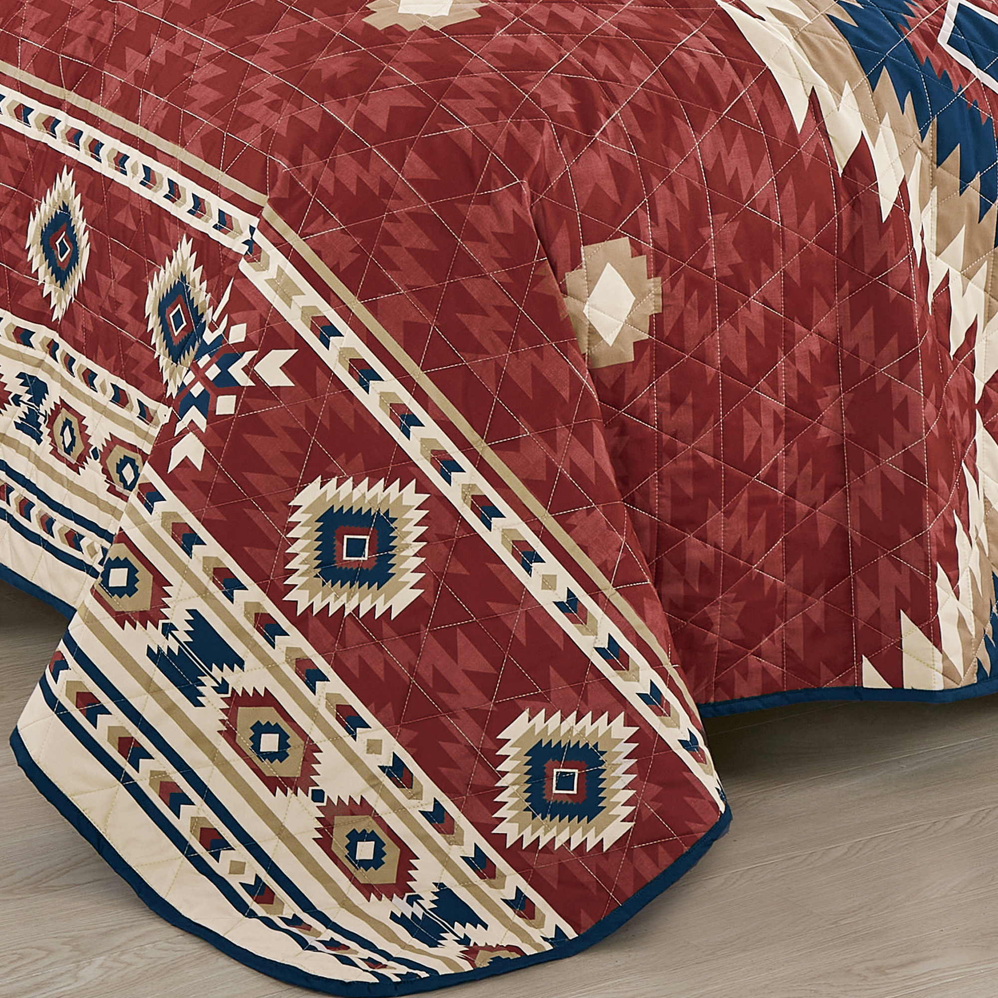 Southwestern Aztec Reversible  - Quilt Cotton Summer のレビューと価格