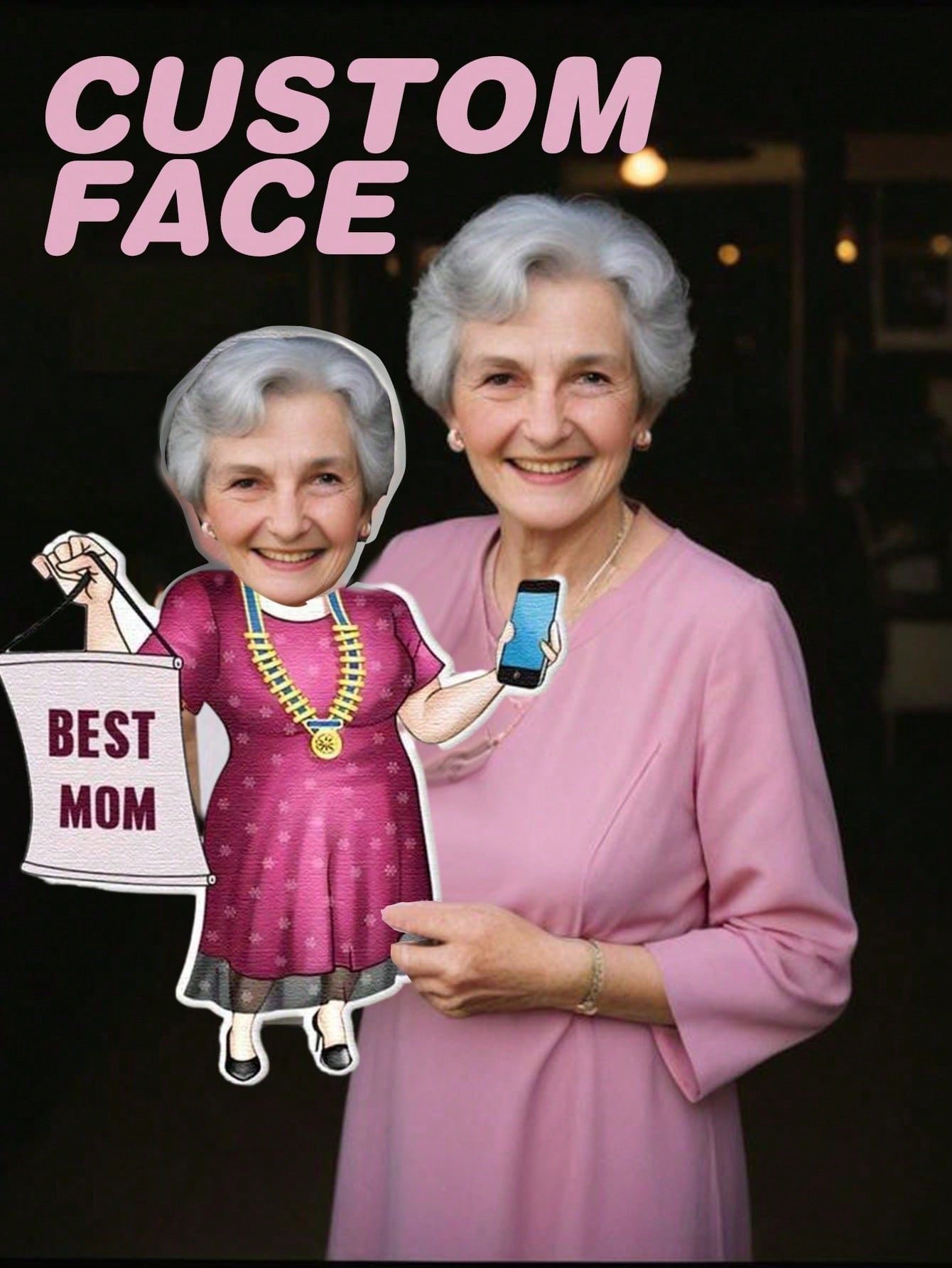 1pc Custom Face Pillow Persona - Home And Textiles のレビューと価格