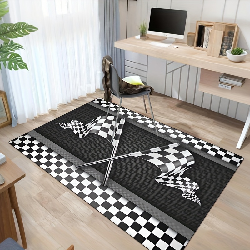 Racing Flag Theme Carpet Cryst - Your Home Textiles のレビューと価格