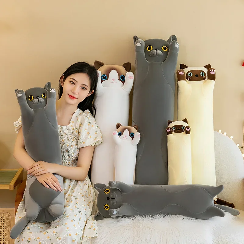 50~110cm Squishy Cat Long Doll - Bolster Pillow Long のレビューと価格