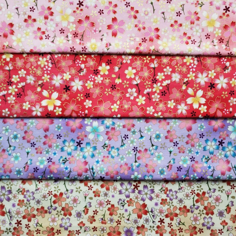 Cotton Gold Foil Printed Fabri - Japanese Home Textiles のレビューと価格