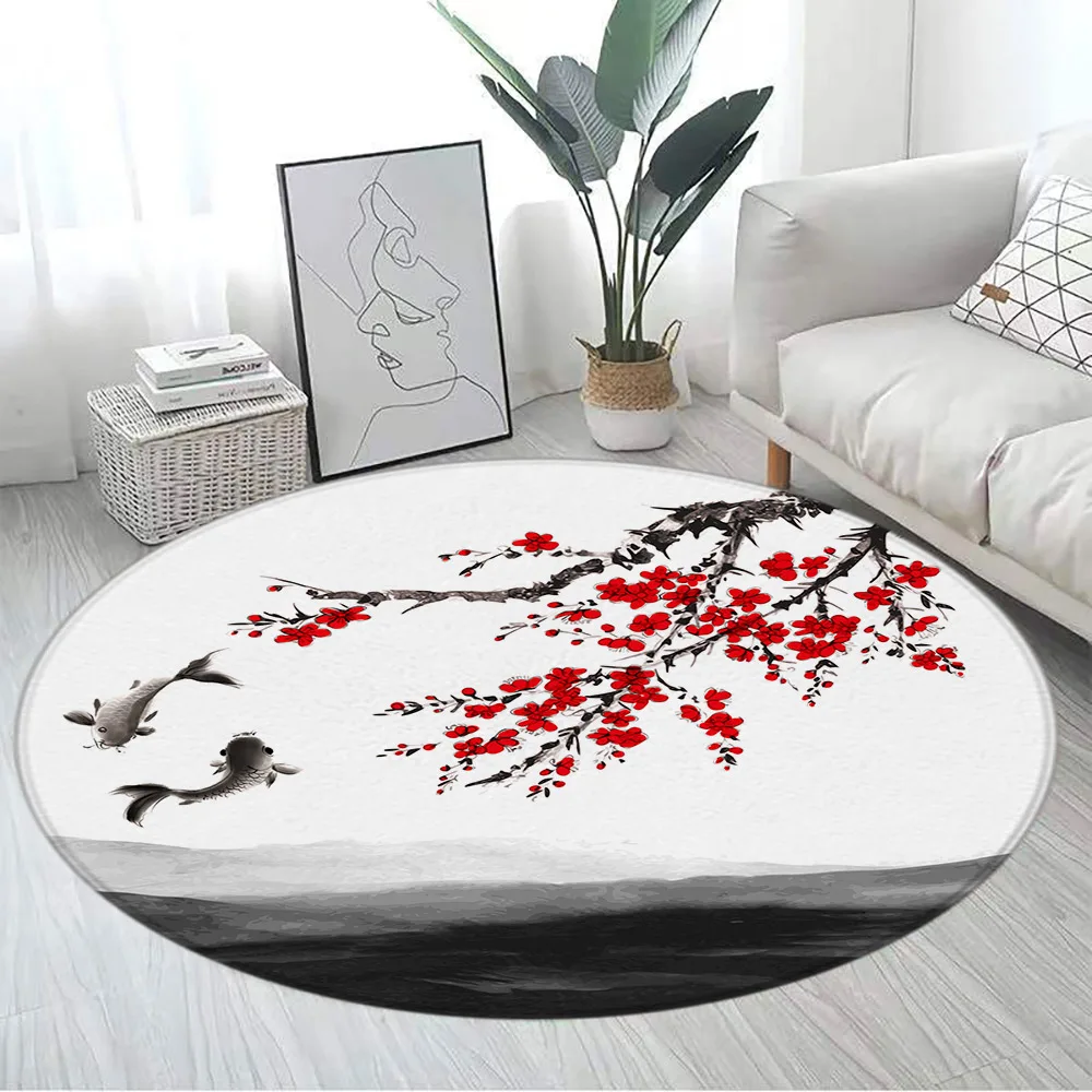 Japanese Koi & Cherry Blossom  - Japanese Home Textiles のレビューと価格
