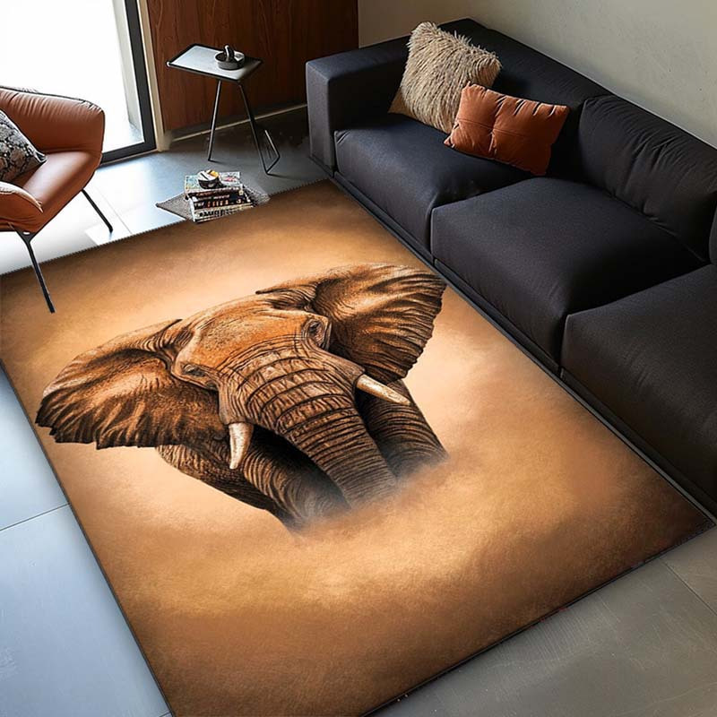 Elephant Portrait Rug for Safa - Your Home Textiles のレビューと価格
