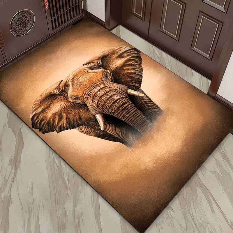 Elephant Portrait Rug for Safa - Your Home Textiles のレビューと価格