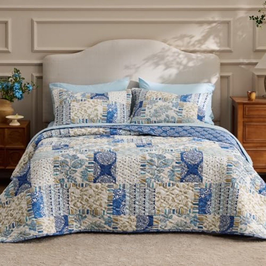 Patchwork Quilt Queen Size - S - Quilt Cotton Summer のレビューと価格
