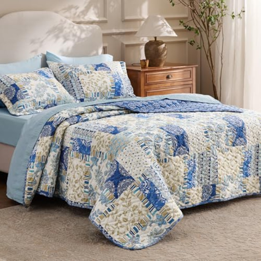 Patchwork Quilt Queen Size - S - Quilt Cotton Summer のレビューと価格