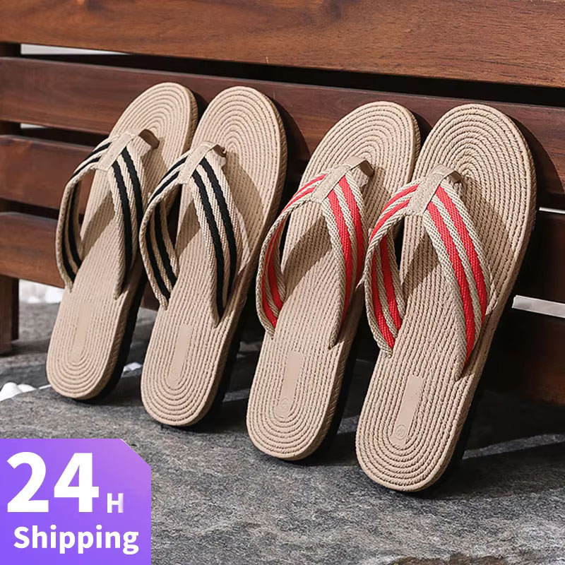 Summer Men Flip Flops Flat San - Home And Textiles のレビューと価格