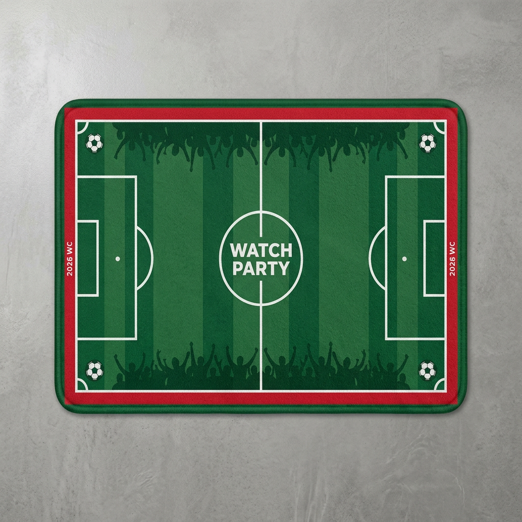 Football Field Pattern floor m - Home And Textiles のレビューと価格