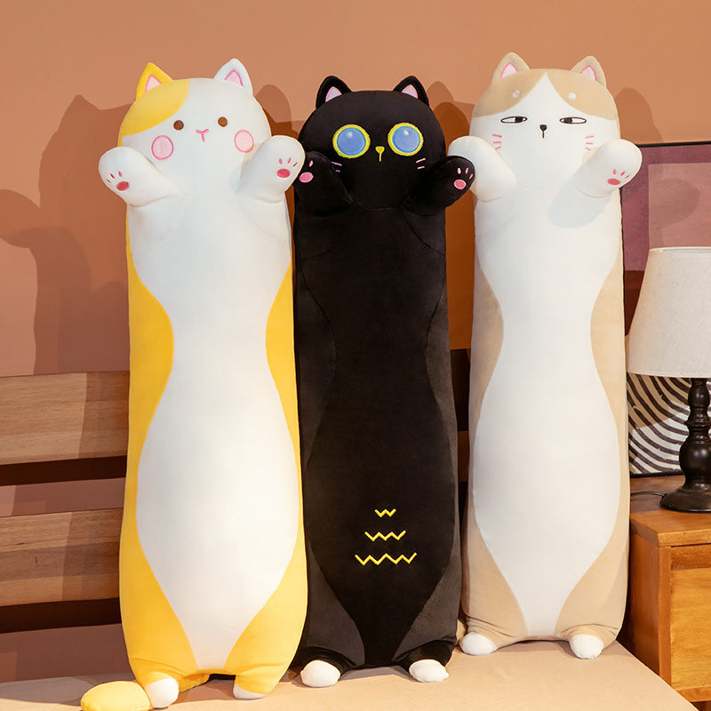 1PC 90~130cm Long Giant Cats P - Bolster Pillow Long のレビューと価格