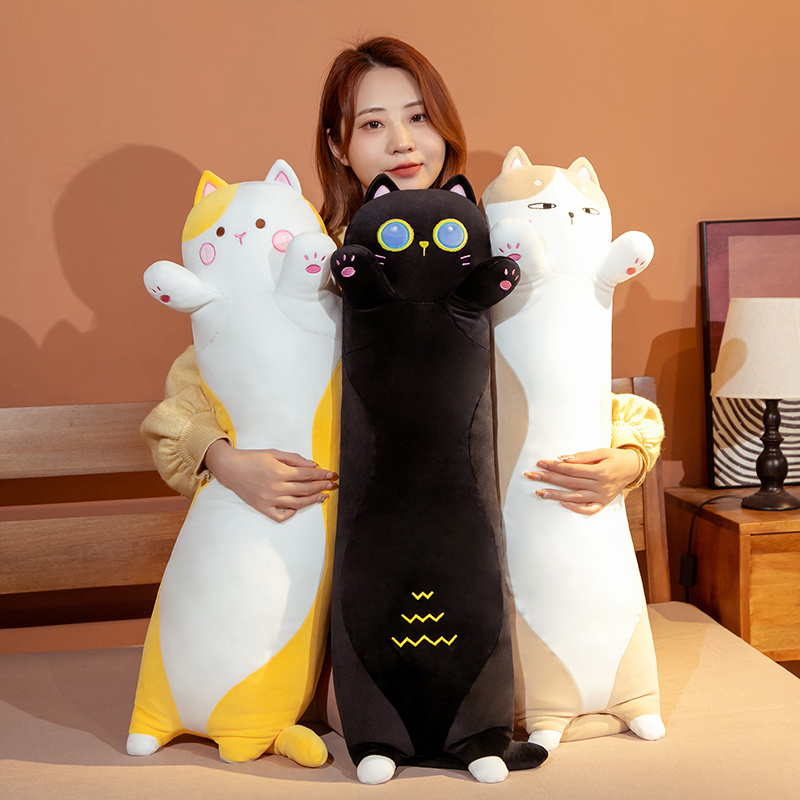 1PC 90~130cm Long Giant Cats P - Bolster Pillow Long のレビューと価格