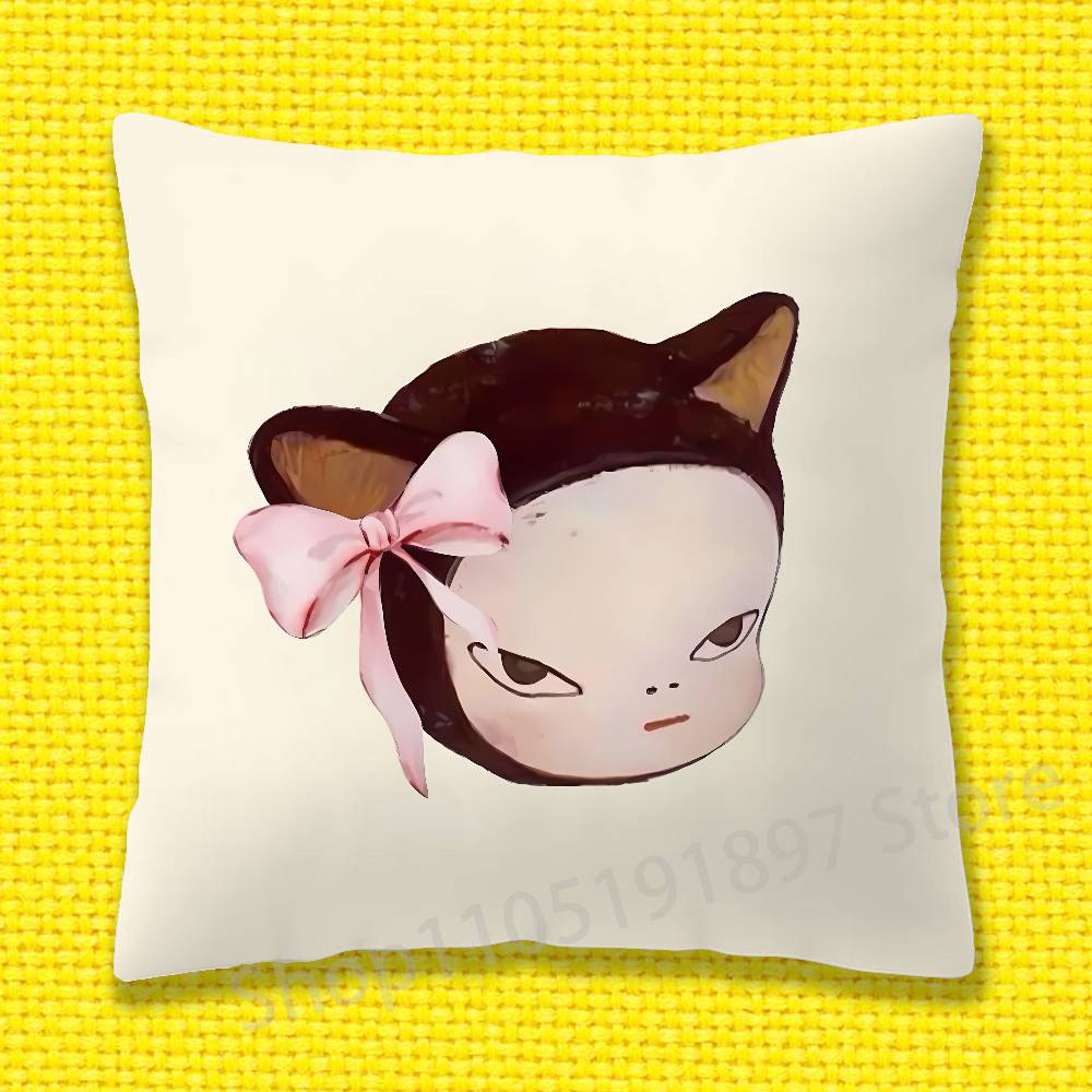 Japanese Girl Y-Yoshitomo Nara - Japanese Home Textiles のレビューと価格