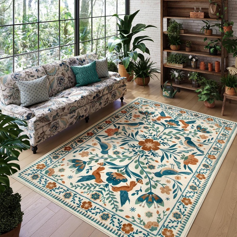 Vintage Floral Plant Patterns  - Home Textiles Online のレビューと価格
