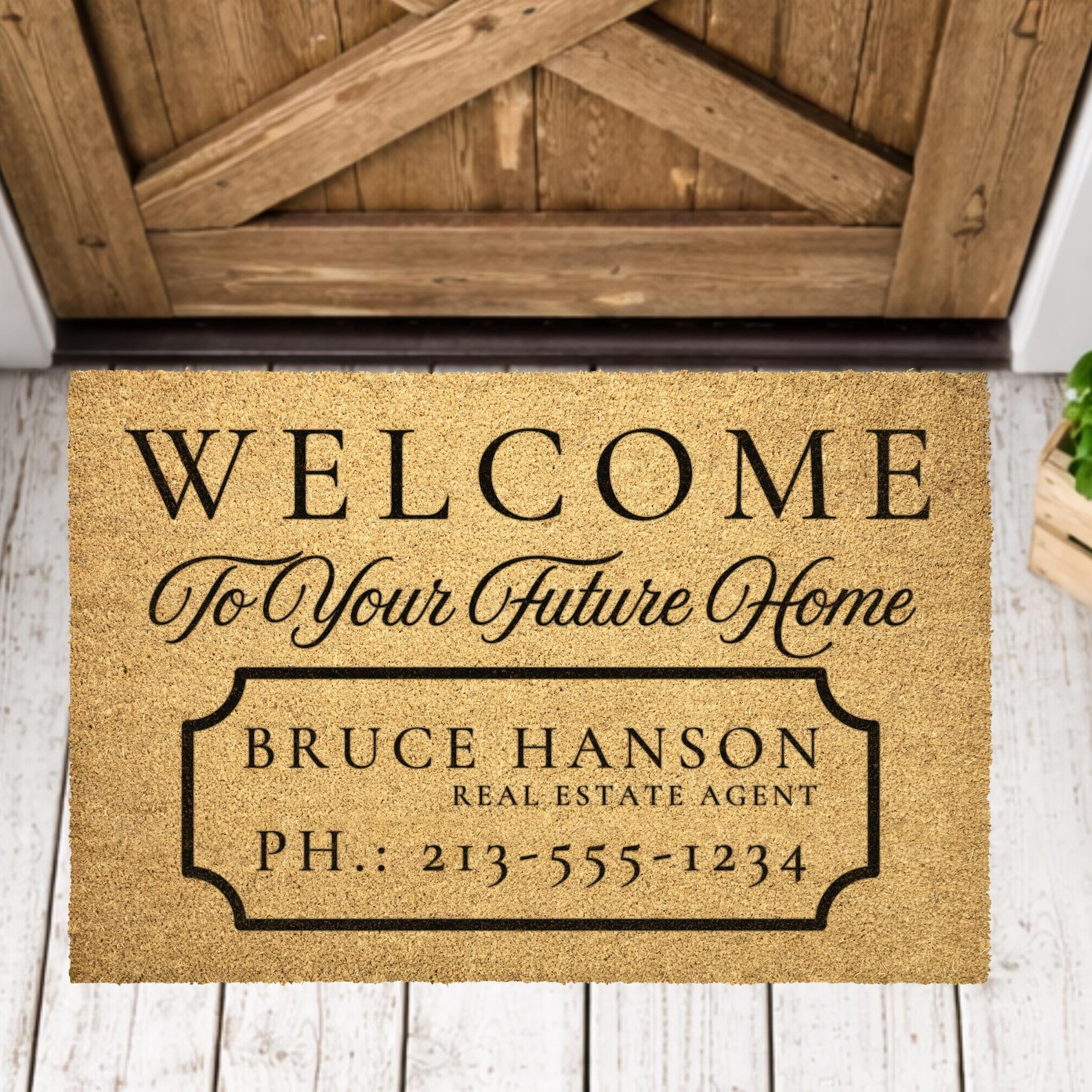 Persoanlized Welcome Doormat N - Home Textiles Company のレビューと価格
