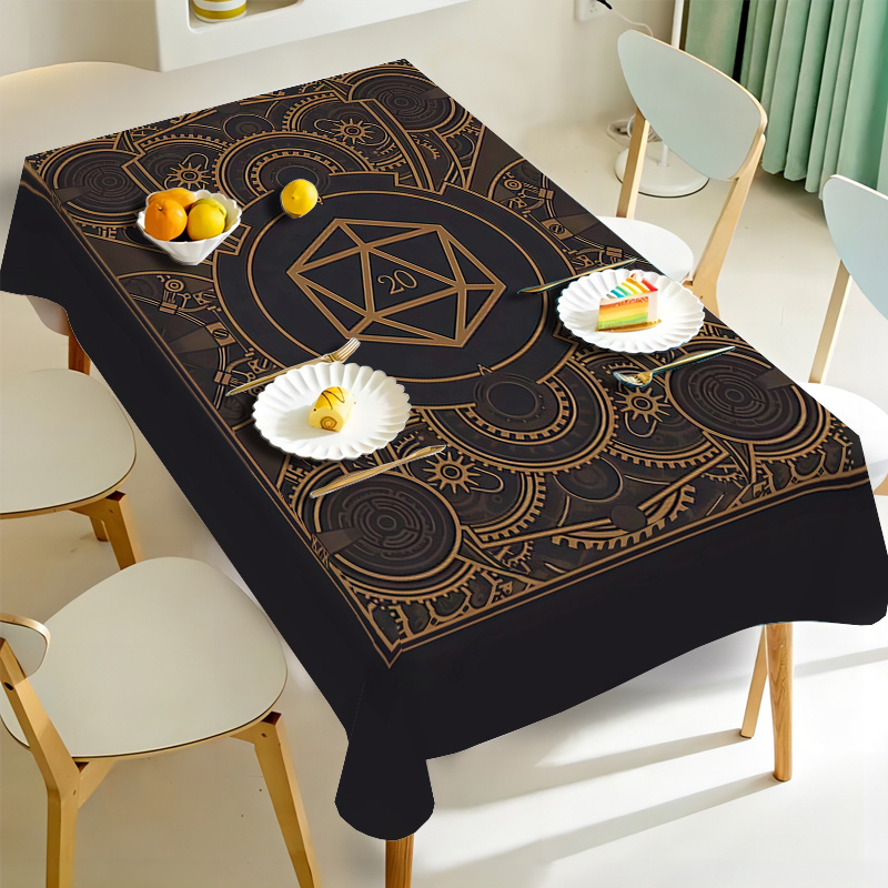 Steampunk Black Golden Gear Pa - Home And Textiles のレビューと価格