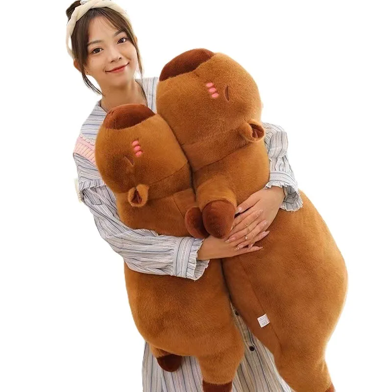 45/65cm Cute Stuffed Capybara  - Bolster Pillow Long のレビューと価格