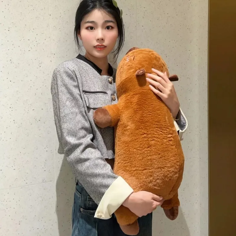 45/65cm Cute Stuffed Capybara  - Bolster Pillow Long のレビューと価格