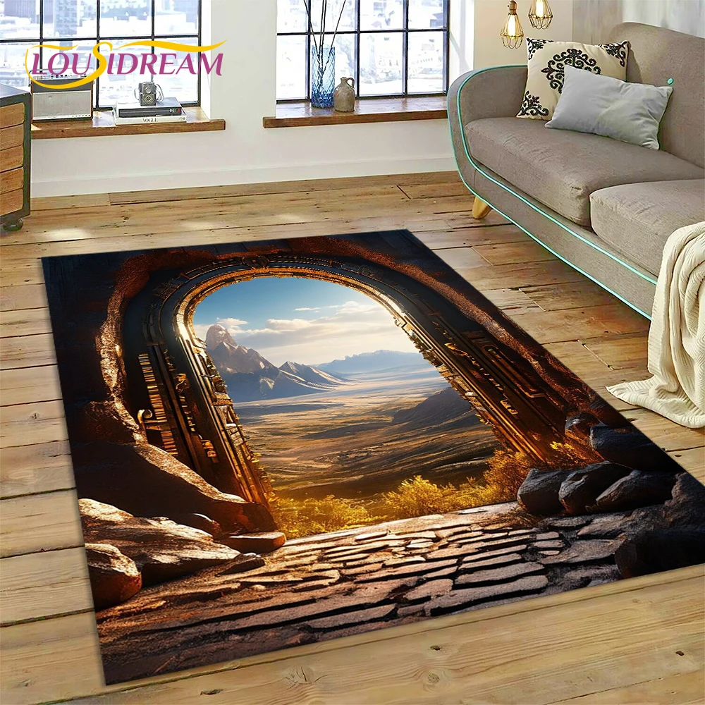 Illusion God's Temple Door Gat - Home Textiles Online のレビューと価格