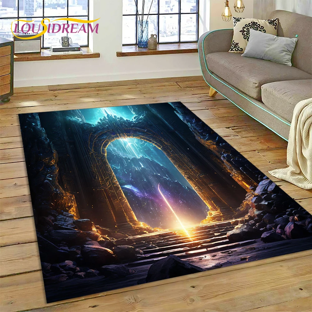 Illusion God's Temple Door Gat - Home Textiles Online のレビューと価格