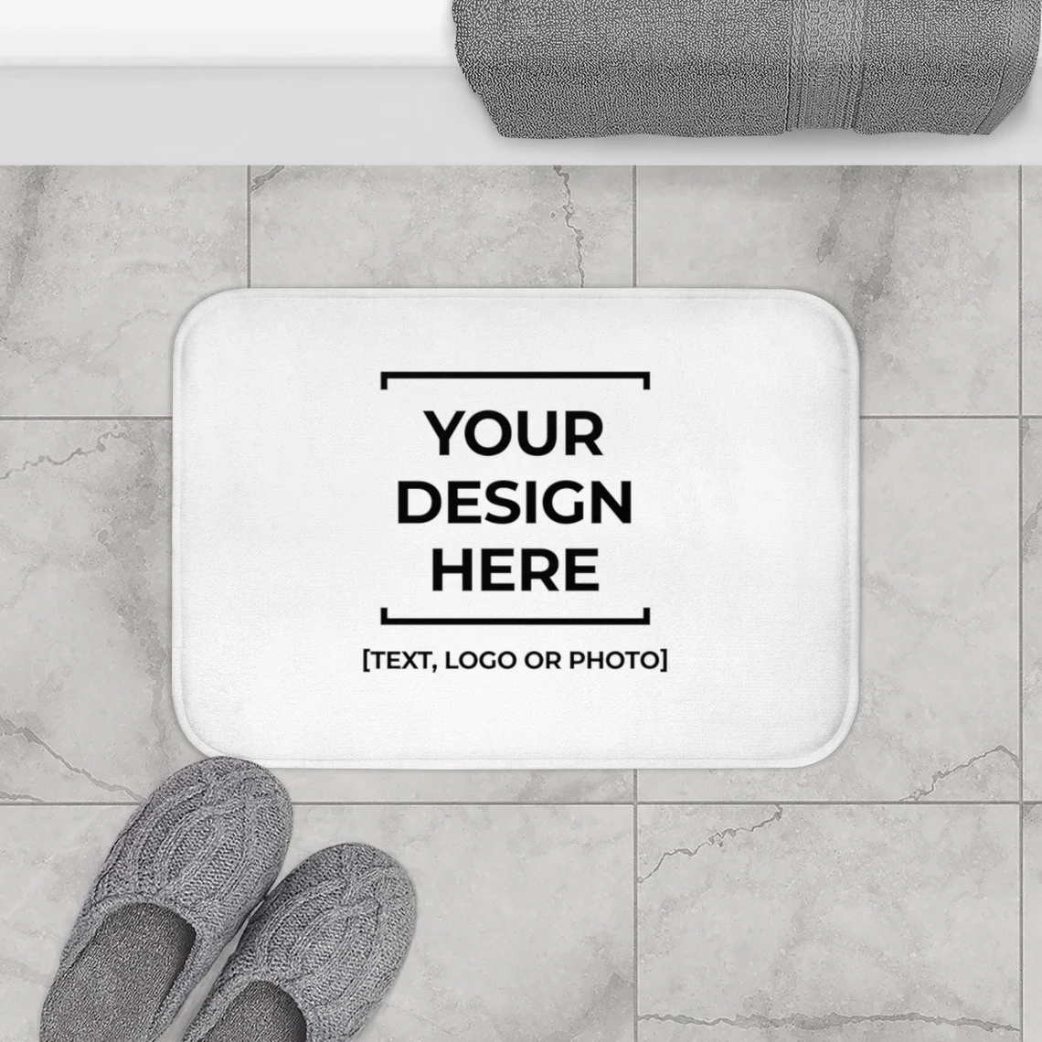Personalized Bath Mat, Custom  - Your Home Textiles のレビューと価格