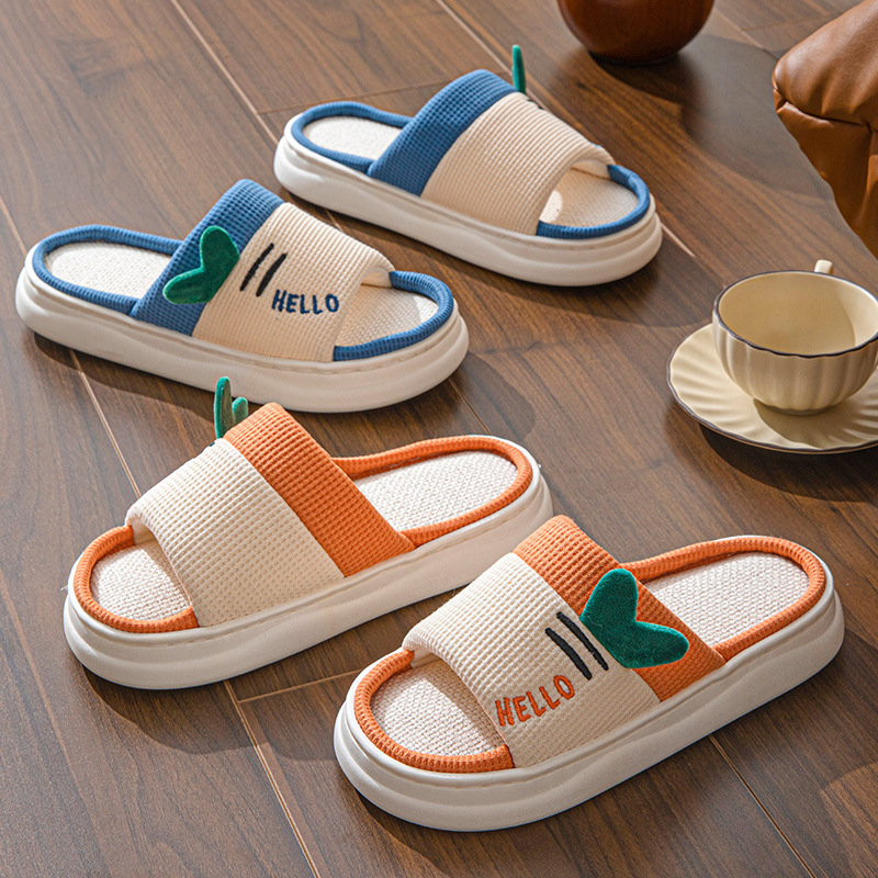 New Style Linen Slippers for W - Home And Textiles のレビューと価格