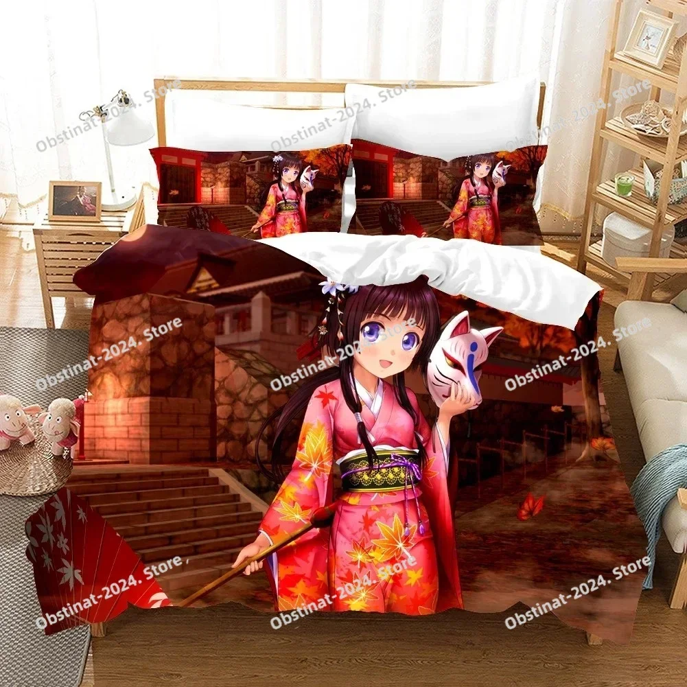 Top Anime Girl Bedding Set Car - Home Textiles Classic Fashion のレビューと価格