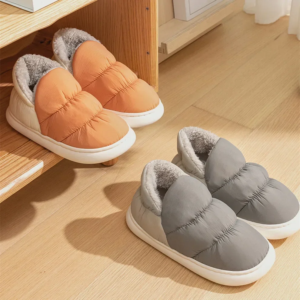 Women Men Slippers Winter Down - Home And Textiles のレビューと価格