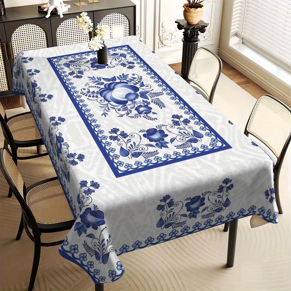 Country Style Square Tableclot - Home And Textiles のレビューと価格