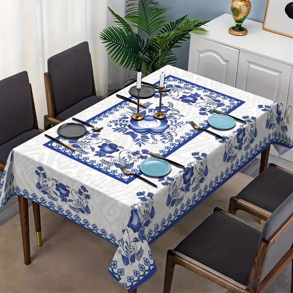 Country Style Square Tableclot - Home And Textiles のレビューと価格