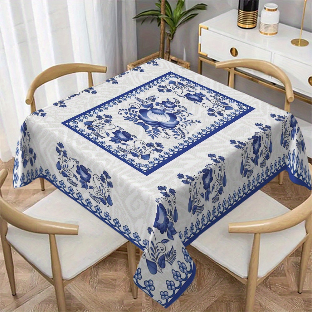 Country Style Square Tableclot - Home And Textiles のレビューと価格