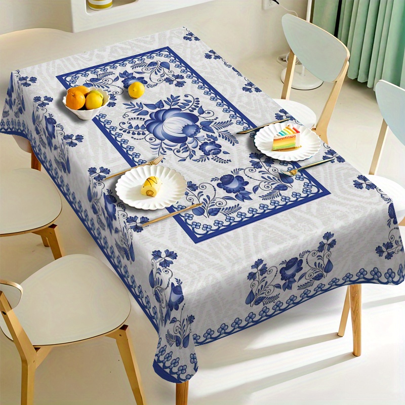 Country Style Square Tableclot - Home And Textiles のレビューと価格