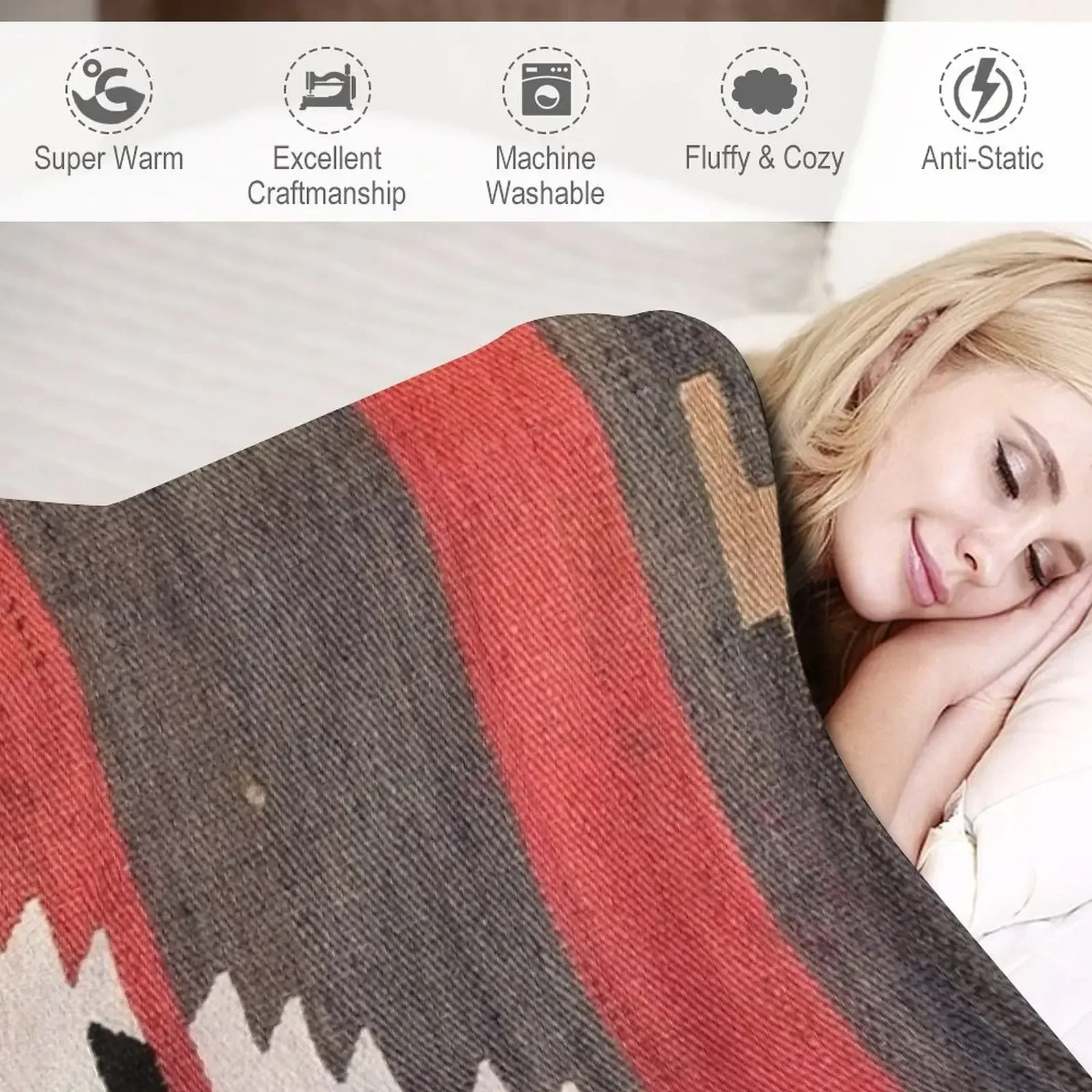 Geometric Vintage Turkish Kili - Home Textiles Classic Fashion のレビューと価格