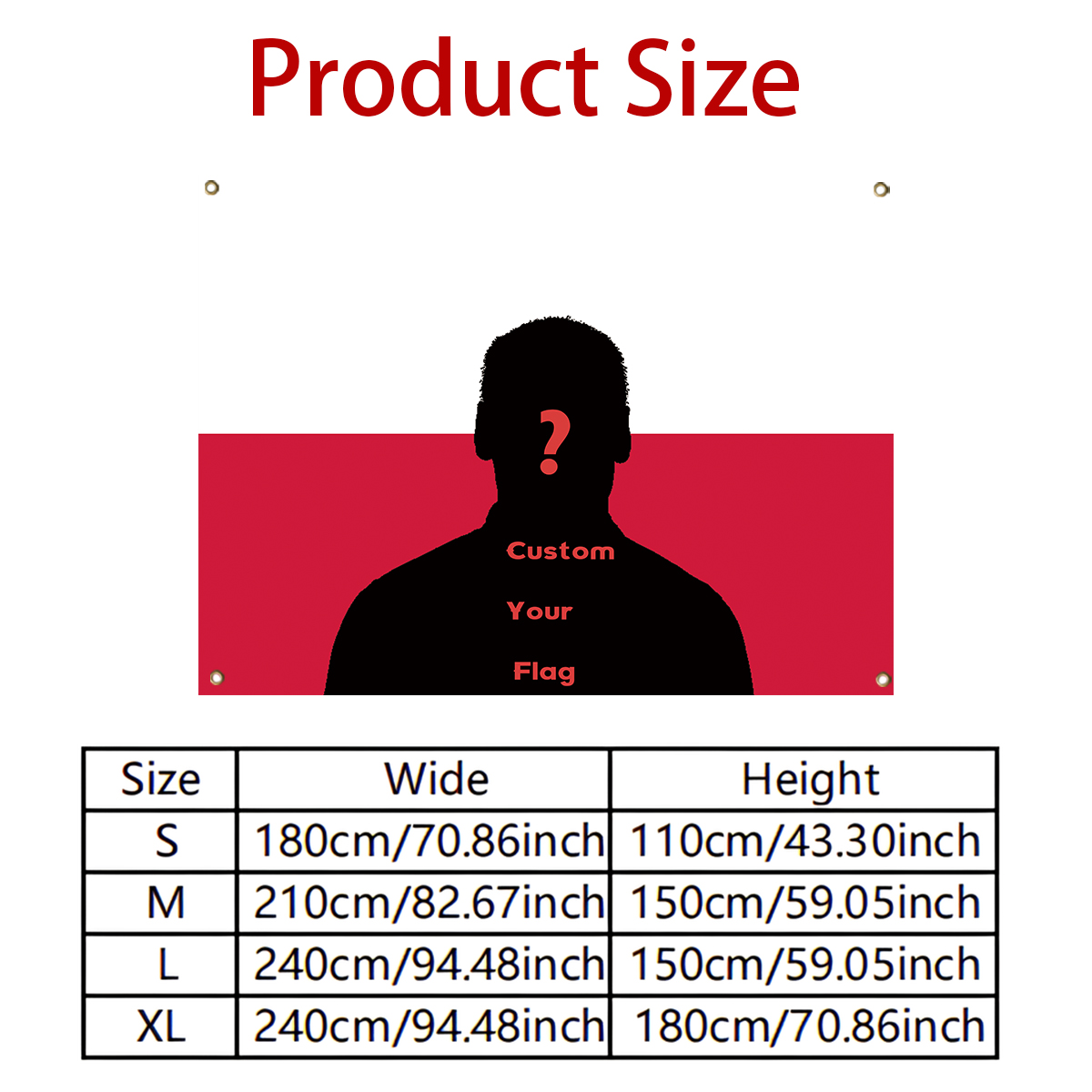 1Pc Custom Photo Polyster Flag - Home And Textiles のレビューと価格