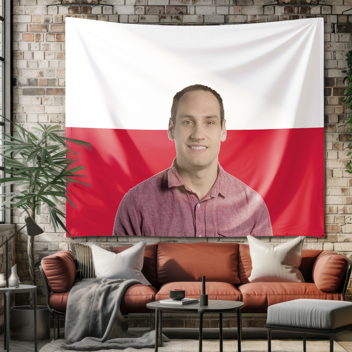 1Pc Custom Photo Polyster Flag - Home And Textiles のレビューと価格