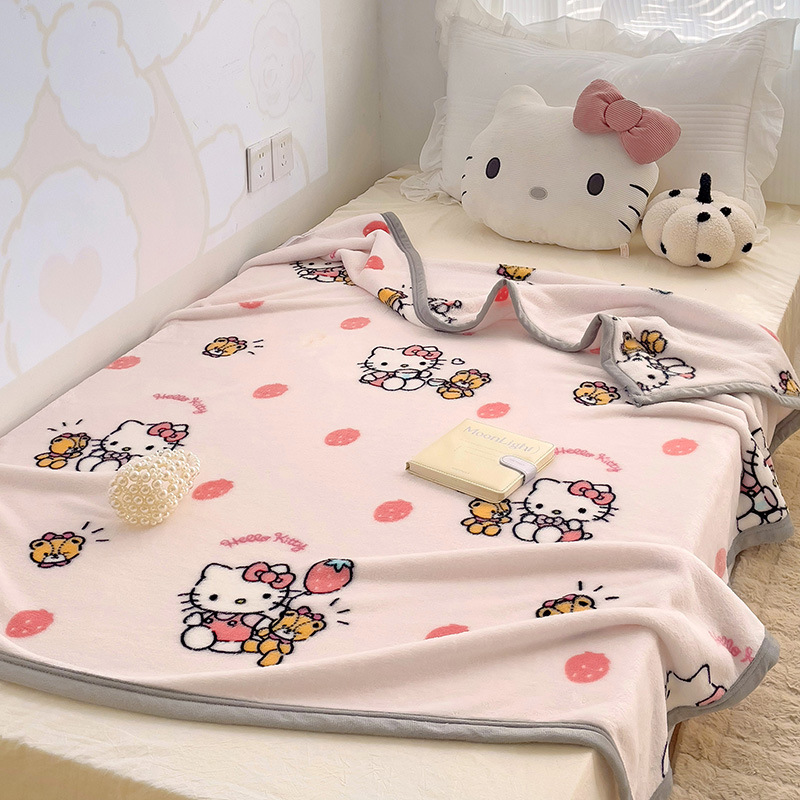 150x200 Hello Kitty Strawberry - Home And Textiles のレビューと価格