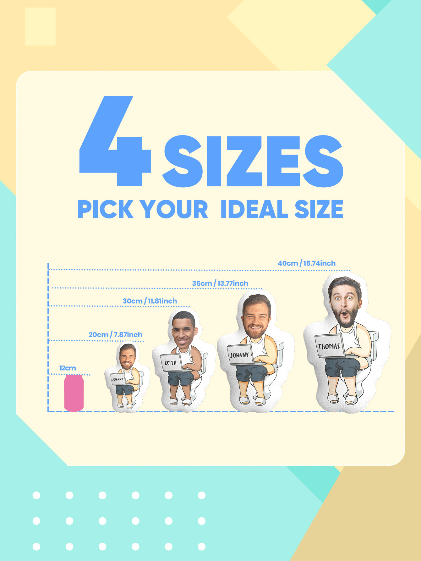 Custom Funny Ugly Face Pillow  - Home And Textiles のレビューと価格