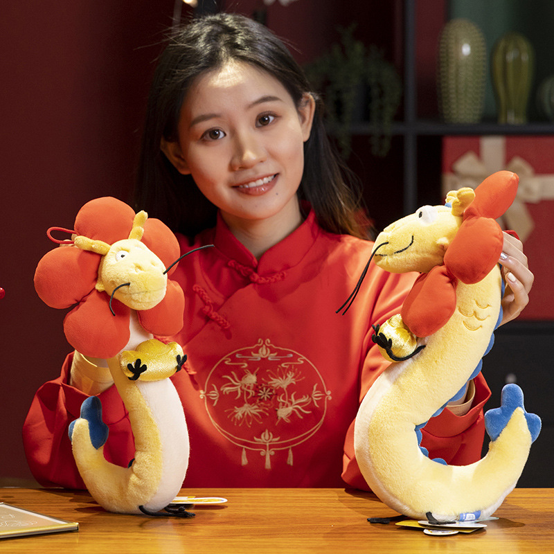 New Year Dragon Doll Soft Long - Bolster Pillow Long のレビューと価格