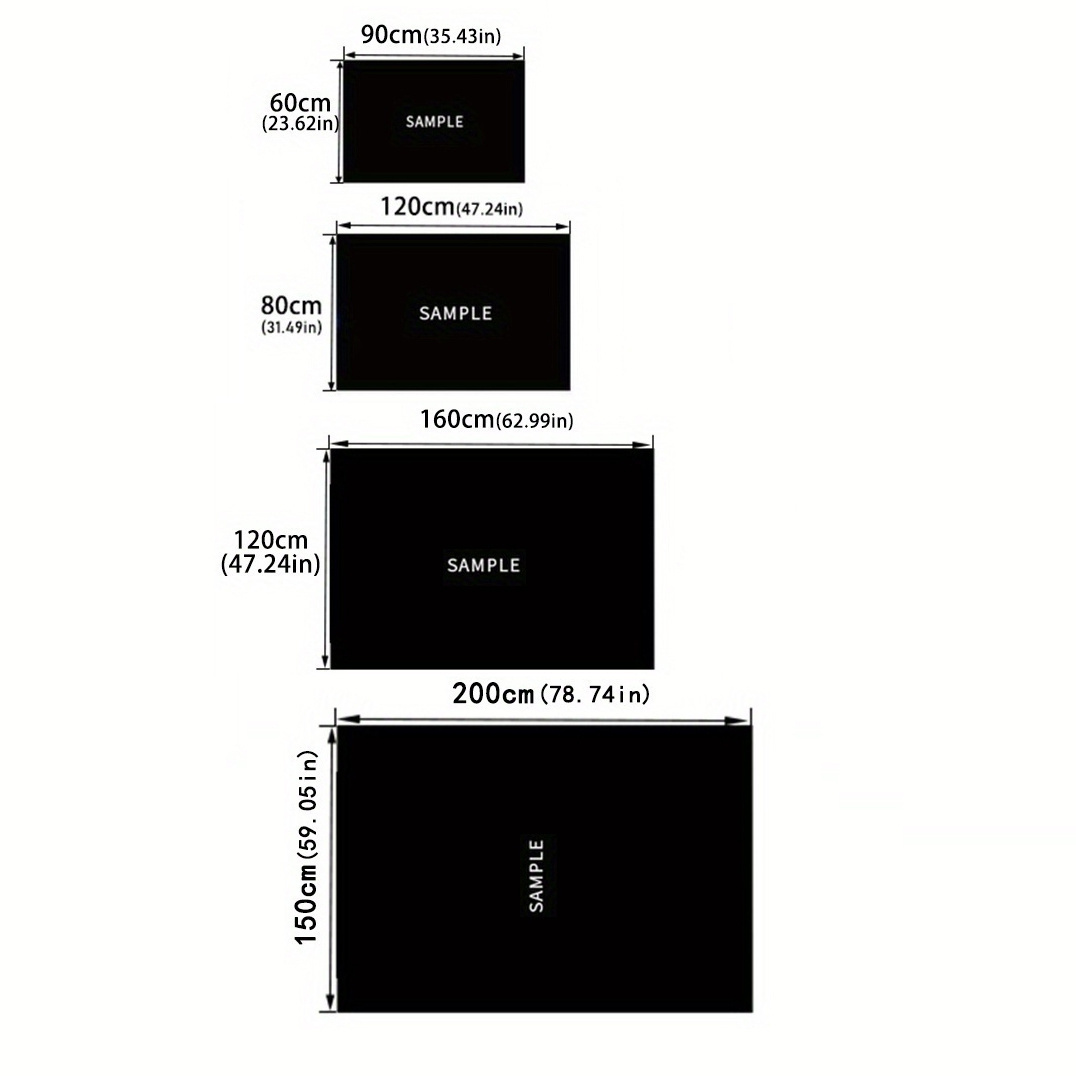 1pc Blue Style Square Rug Deco - Your Home Textiles のレビューと価格
